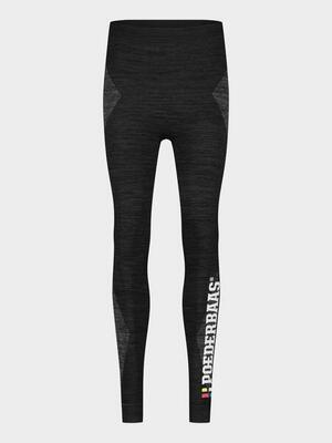 Poederbaas thermo legging heren technical zwart