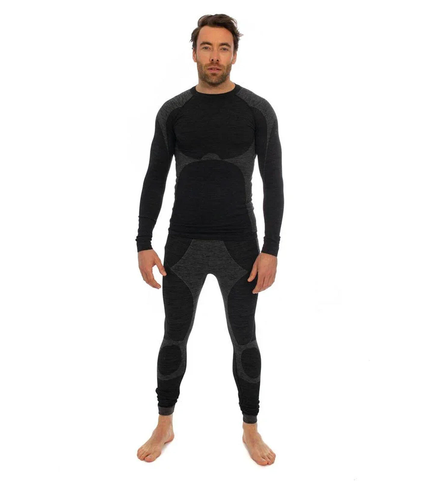 Mallas Térmicas para Hombre Heat Keeper Premium Negro Melange 5/7