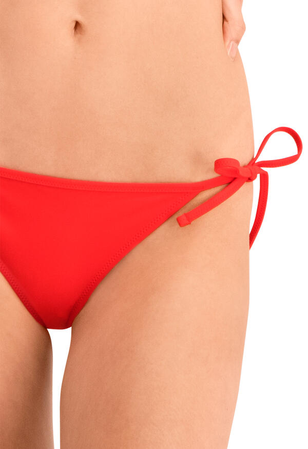 Bas de bikini avec liens à nouer pour femmes PUMA Swim Rouge 3/7