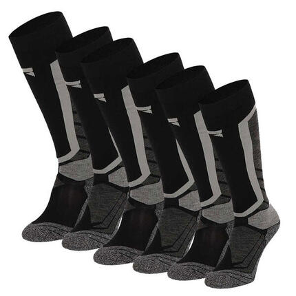 Xtreme Snowboard Chaussettes 6 paires Multi Noir