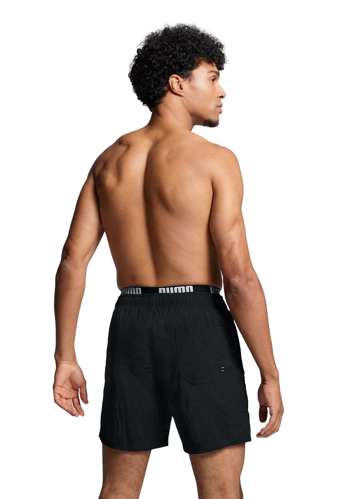 Short de bain utilitaire Mid Shorts pour homme PUMA Noir 2/6