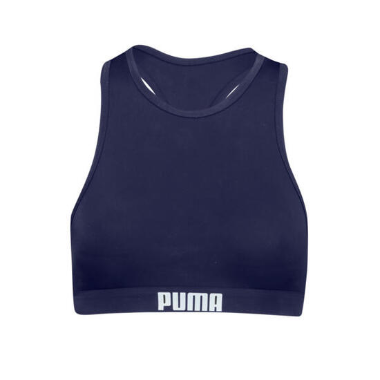 PUMA Damen Women Racerback Swim Top Bikini Oberteil