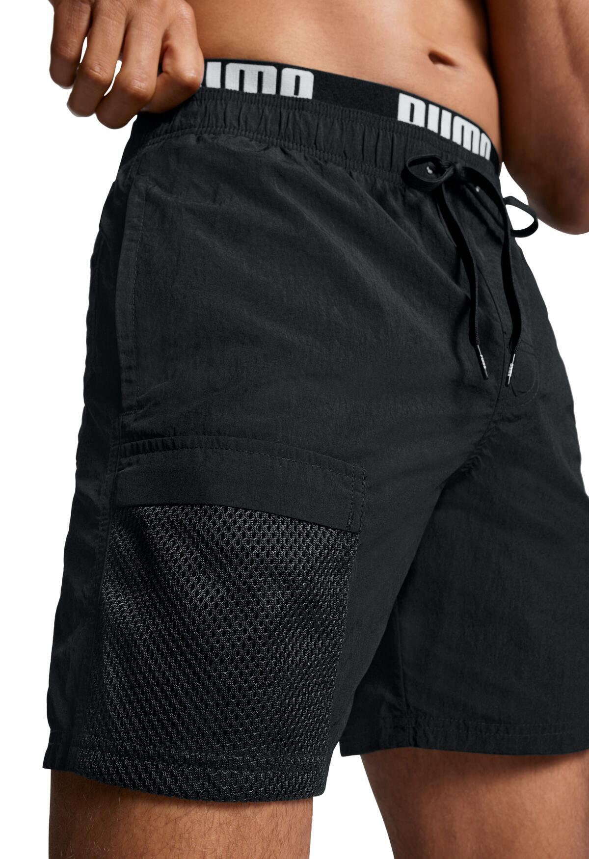 Short de bain utilitaire Mid Shorts pour homme PUMA Noir 4/6