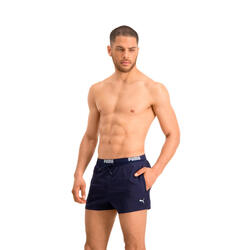 Short de Bain Homme - Marine - Logo Short