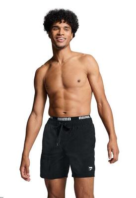 Puma zwembroek heren utility mid shorts zwart