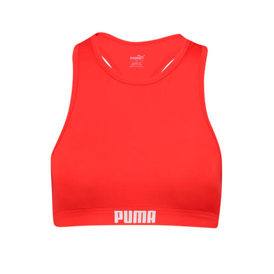 PUMA Damen Women Racerback Swim Top Bikini Oberteil