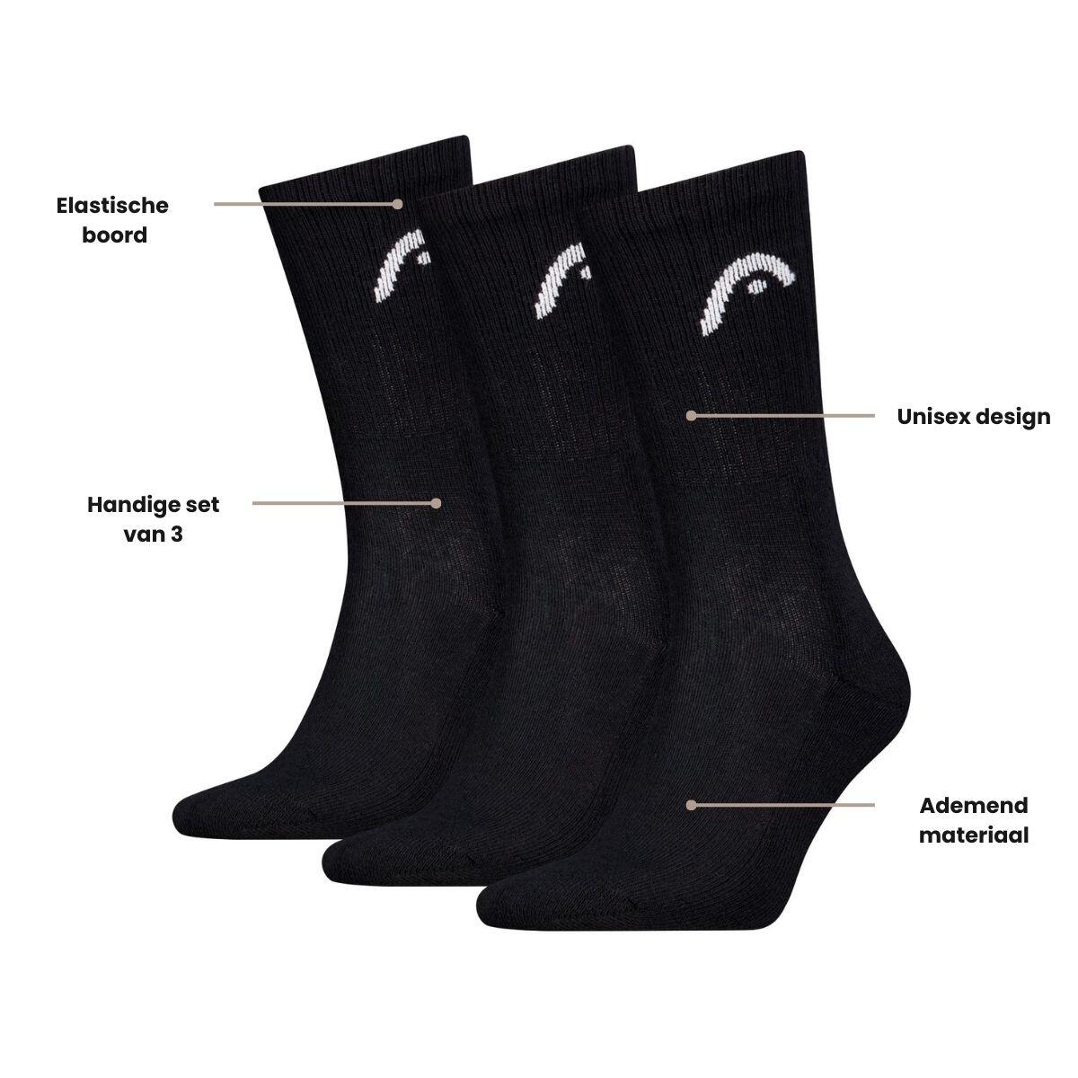 Sportsocken Training 12 Paar Schwarz 4/4
