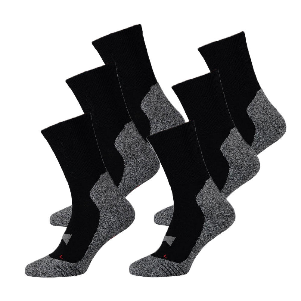 XTREME SOCKSWEAR Xtreme Hikingsocken 6er-Pack Multi Schwarz