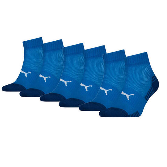 Chaussettes basses de sport matelassées Bleu PUMA (lot de 6 paires)