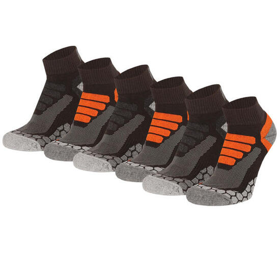 Xtreme Chaussettes de marche basses 6 paires Multi Green