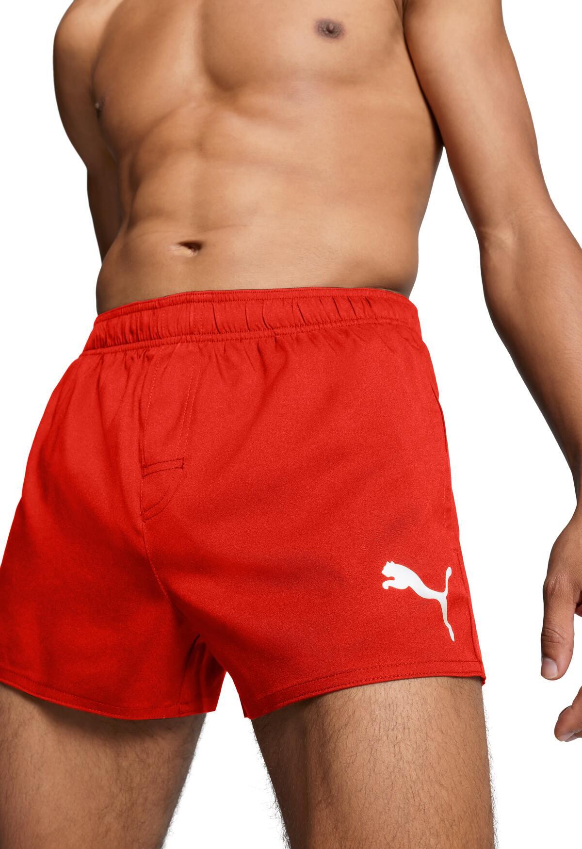 Short de bain court pour homme PUMA Rouge 3/6