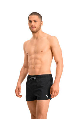 Herren Badehose Puma Swim Short Rot
