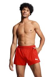 Short de bain court pour homme PUMA Rouge