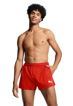 Short de bain court pour homme PUMA Rouge