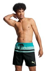 Short de bain mi-long pour homme PUMA Heritage Noir Teal