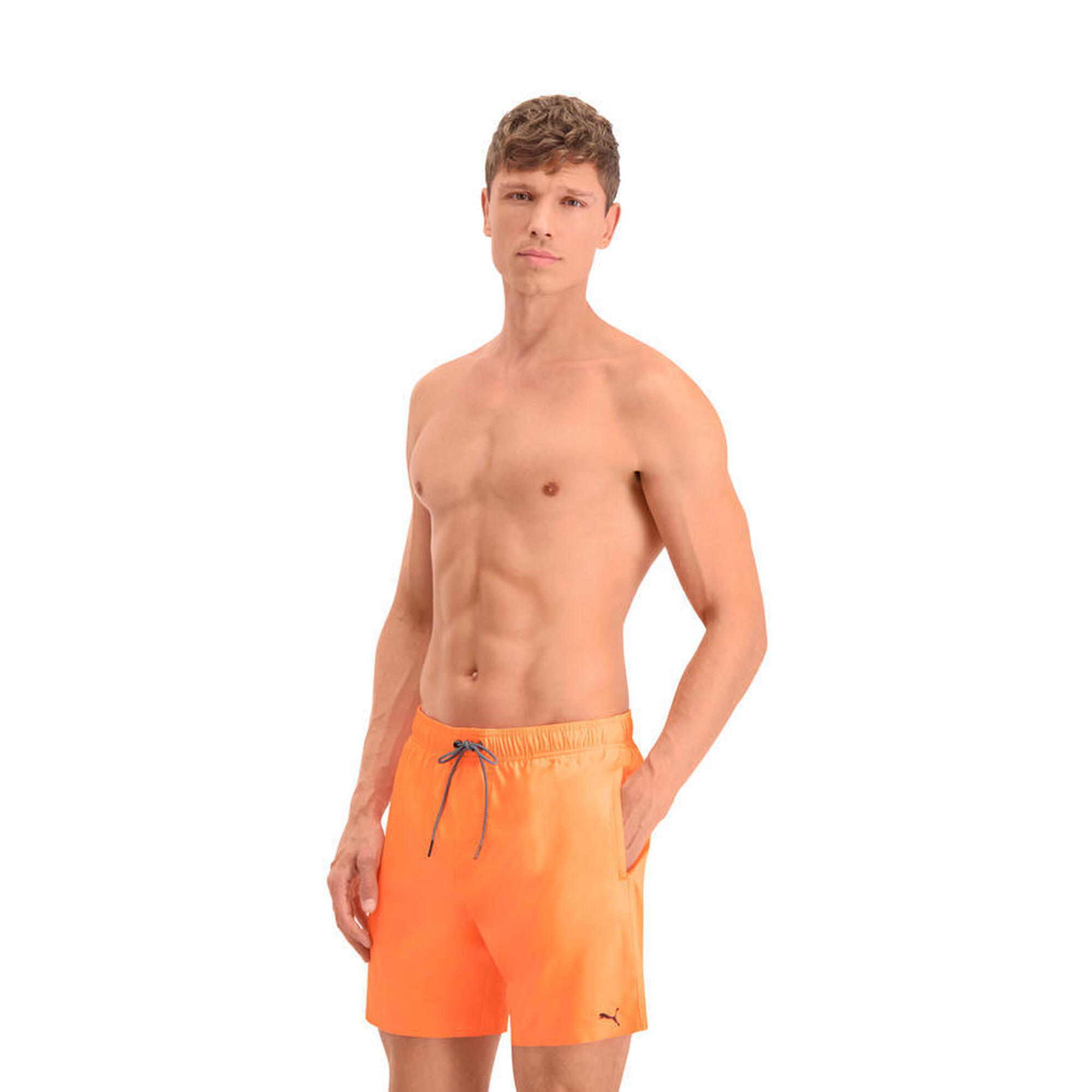 Puma - Short De Bain Semi-long Pour Homme Puma Swim Bright Orange - Short De Bain - Orange - 40 M - Decathlon