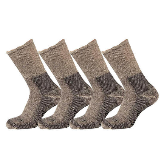 Xtreme Chaussettes thermiques Medium 4 paires Grey Mouliner