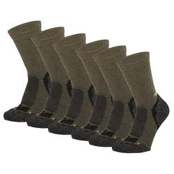 Chaussettes de randonnée Xtreme laine mérinos 6 paires Multi Vert