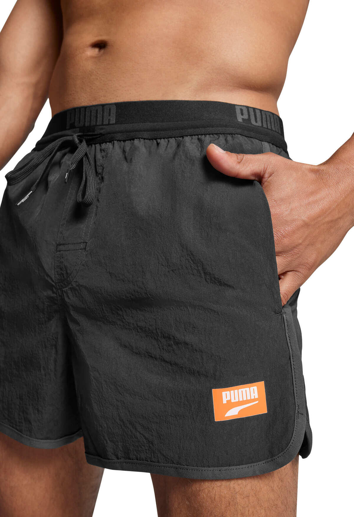 Puma Zwembroek Heren Track Shorts Zwart 3/6