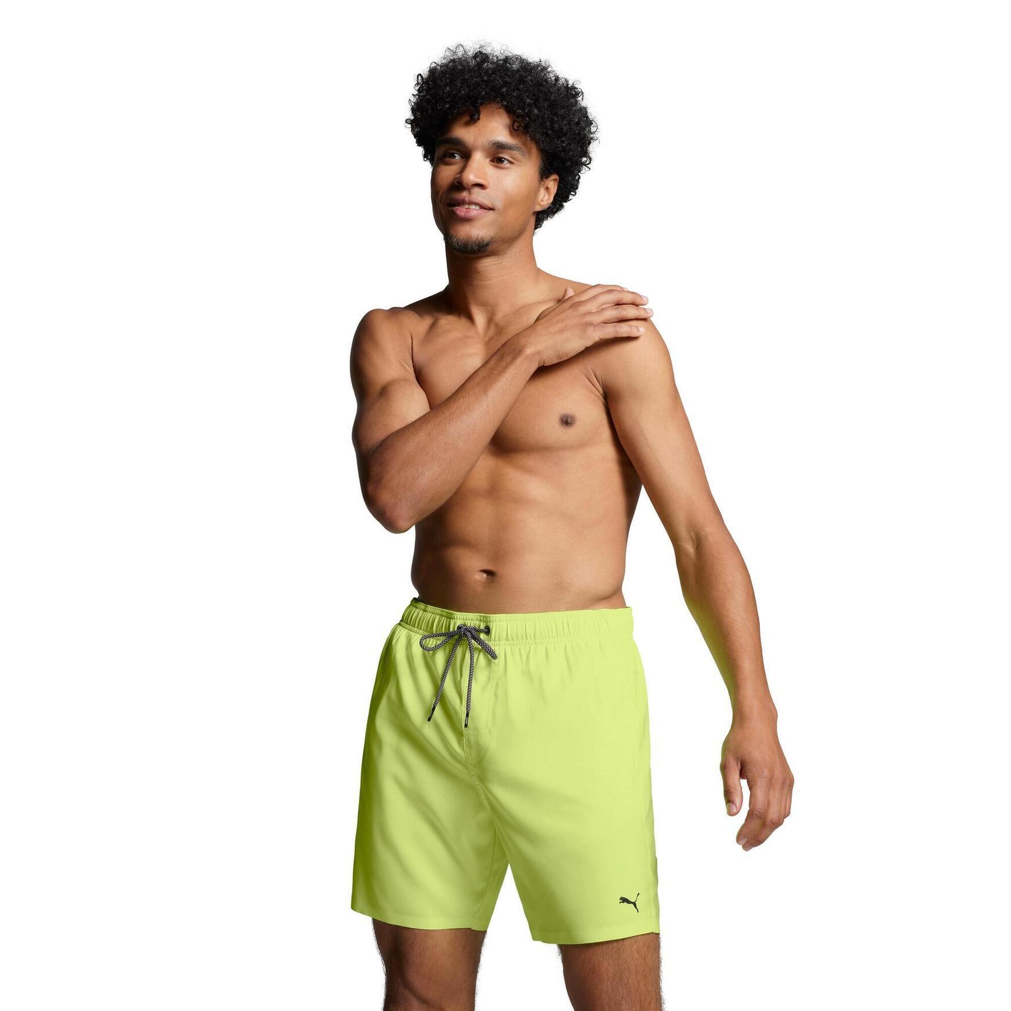 Puma - Puma Maillot De Bain Homme Longueur Moyenne Fast Yellow - Short De Bain - Jaune - 44 L - Decathlon