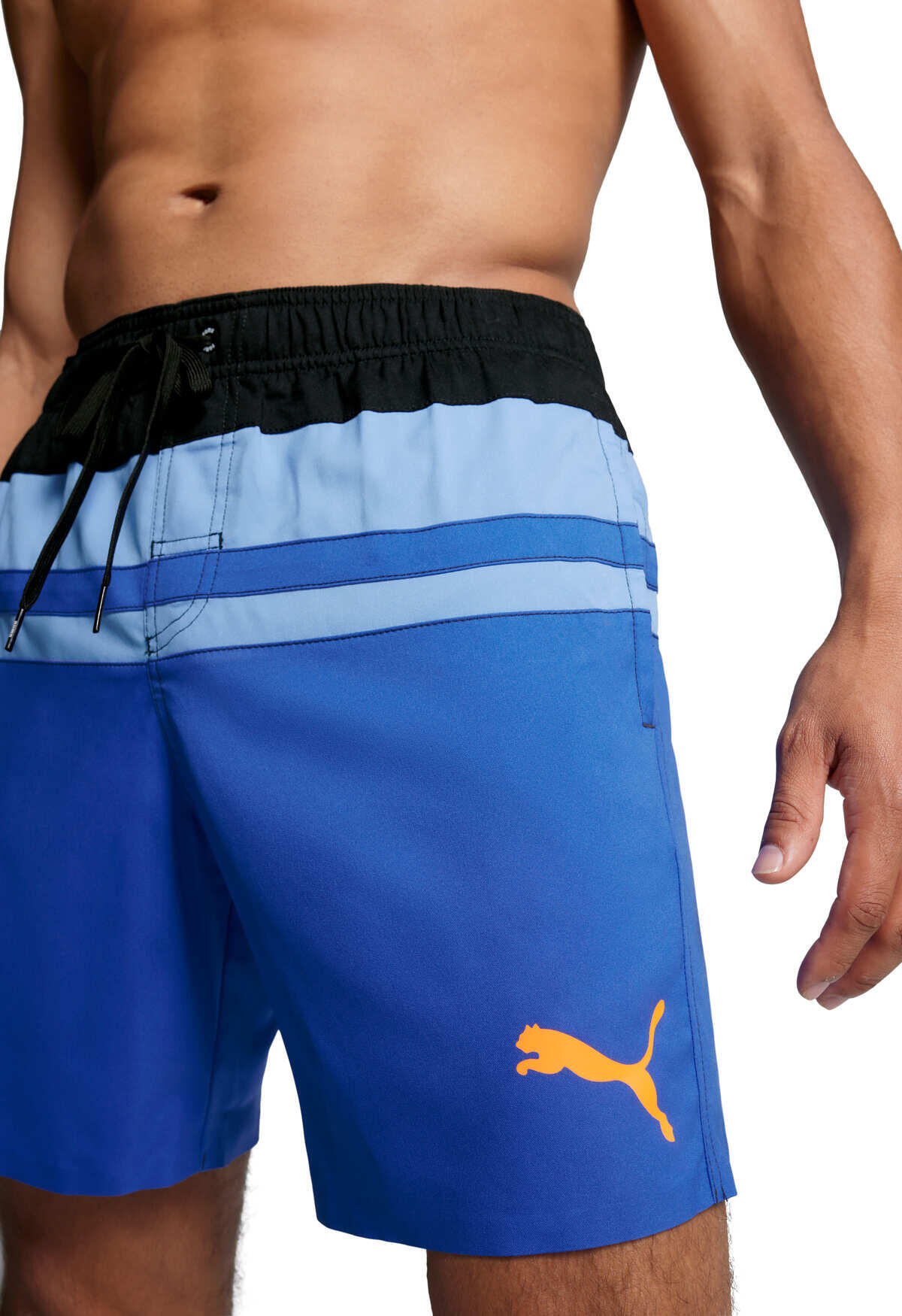 Short de bain mi-long pour homme PUMA Heritage Benjamin Bleu 3/5