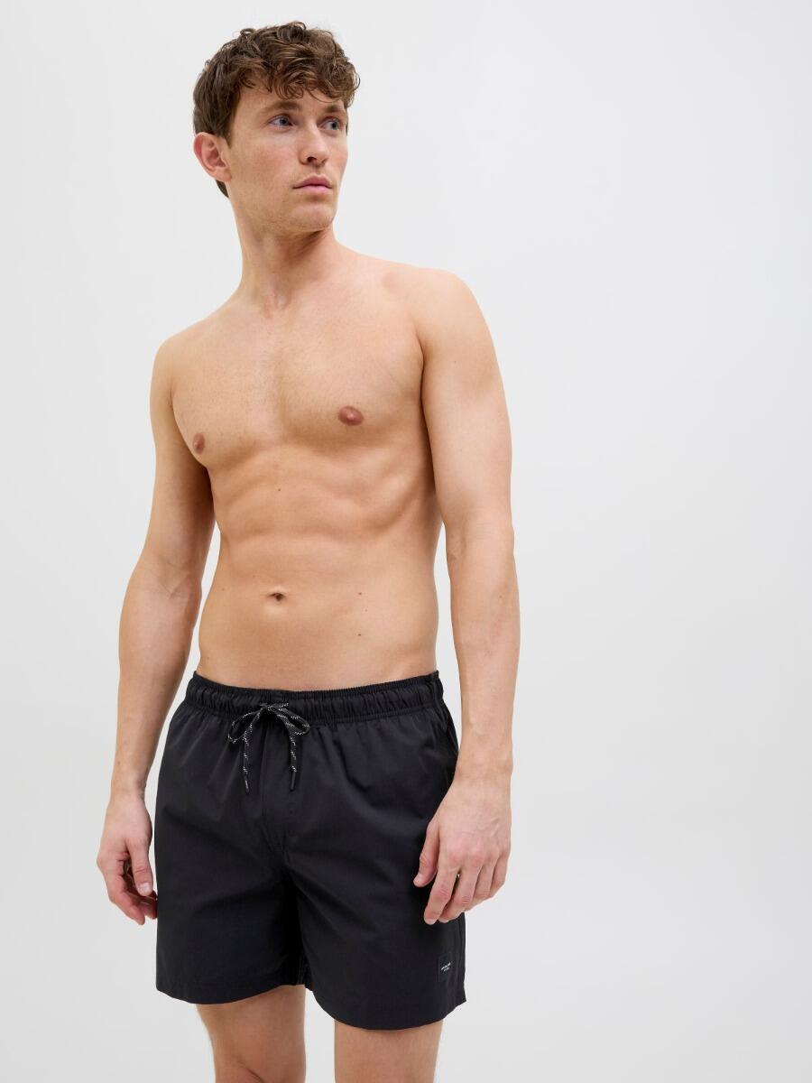 Badehose Herren JPSTMAUI Solid AKM Zwart 2/7