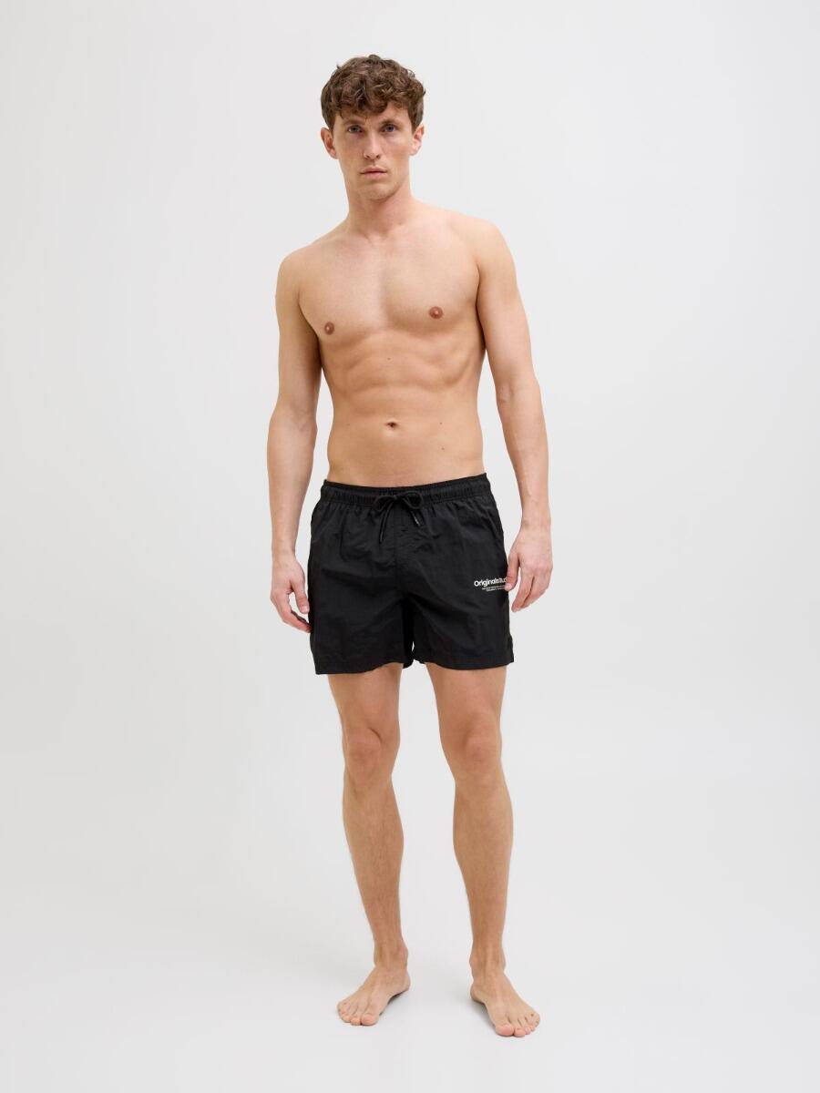 Short de bain homme JPSTNAXOS Vesterbro Noir 2/7