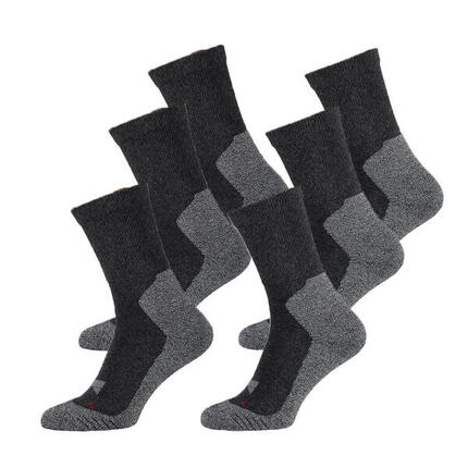 Xtreme Chaussettes de randonnée 6 paires Multicolore Anthracite