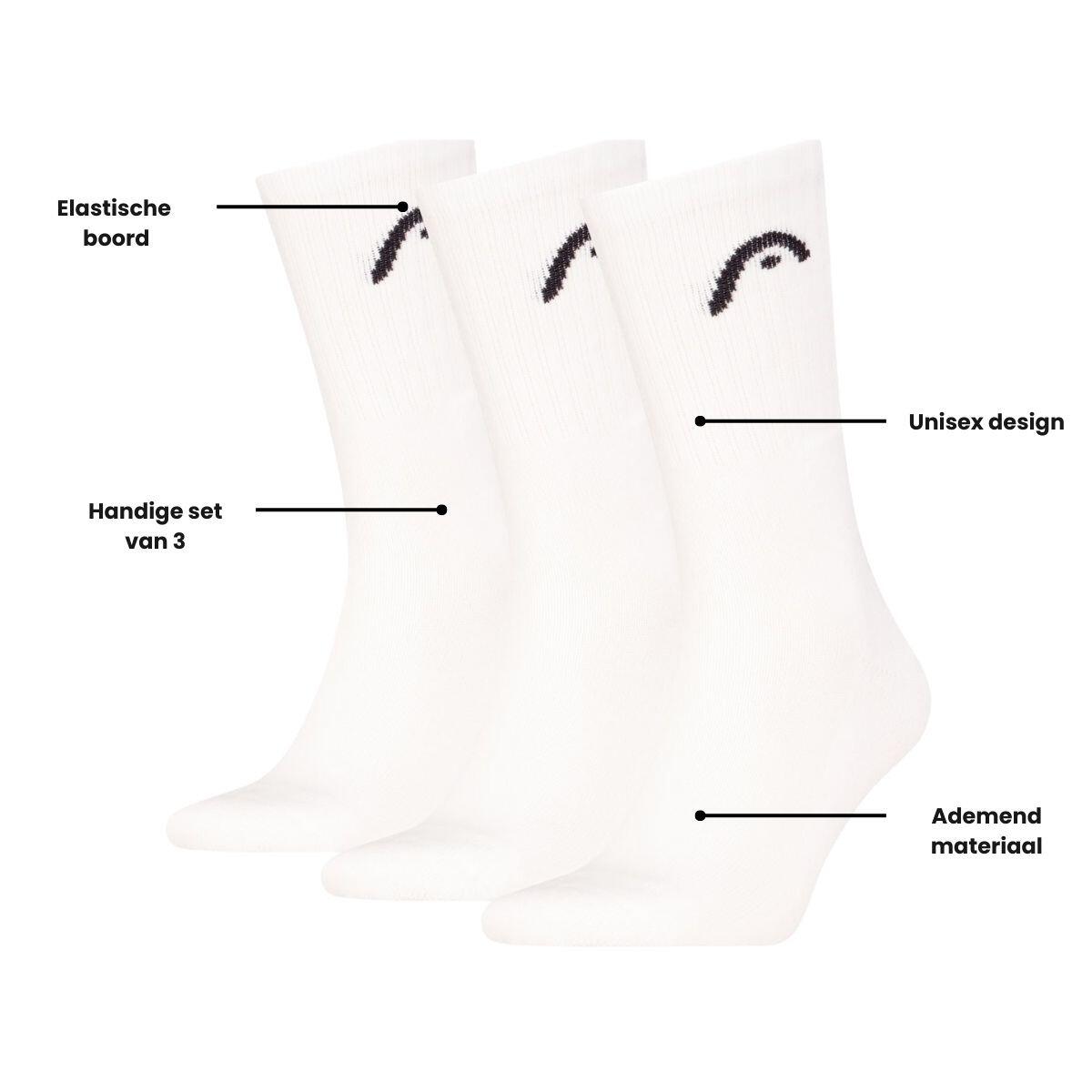 Sportsocken Training 12 Paar Weiß 4/4