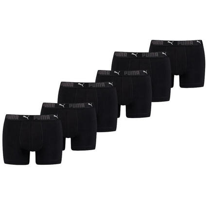 Boxer sport en coton pour hommes PUMA Noir (lot de 6)