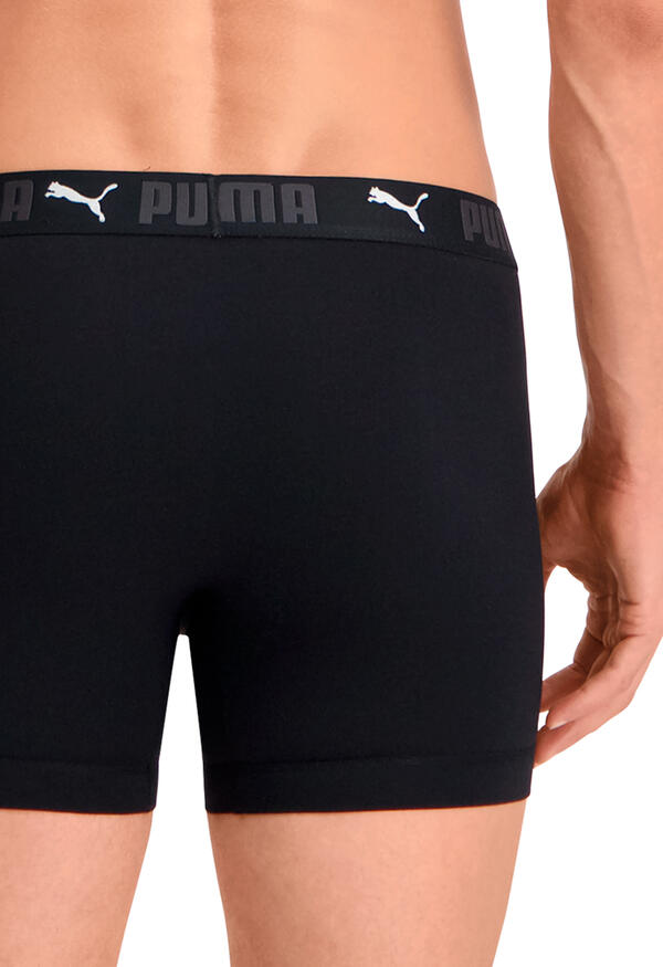 PUMA Sport Baumwoll-Herren-Boxershorts 2er-Pack Schwarz 6/7