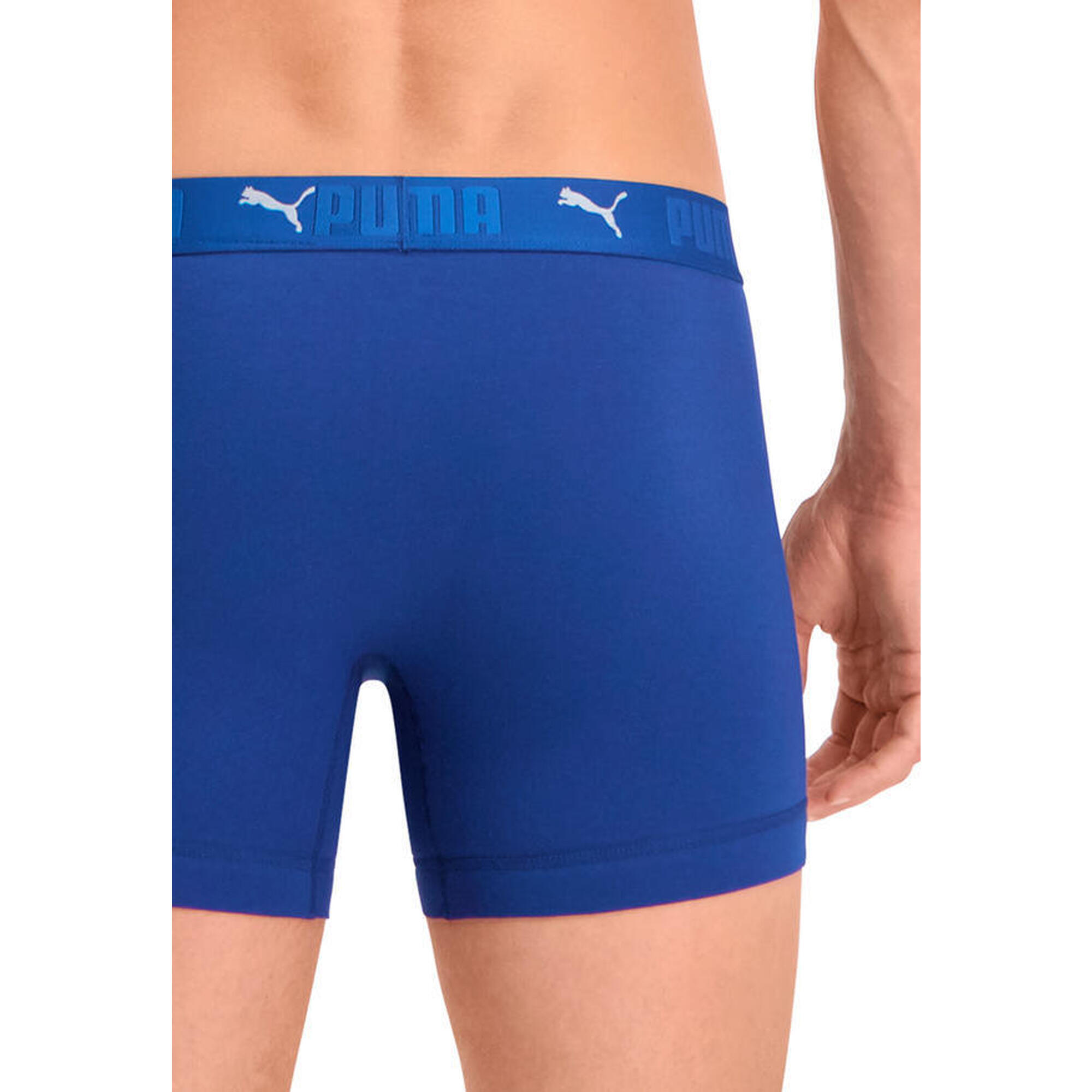 Boxer PUMA Sport Cotton 2 bucăți albastru