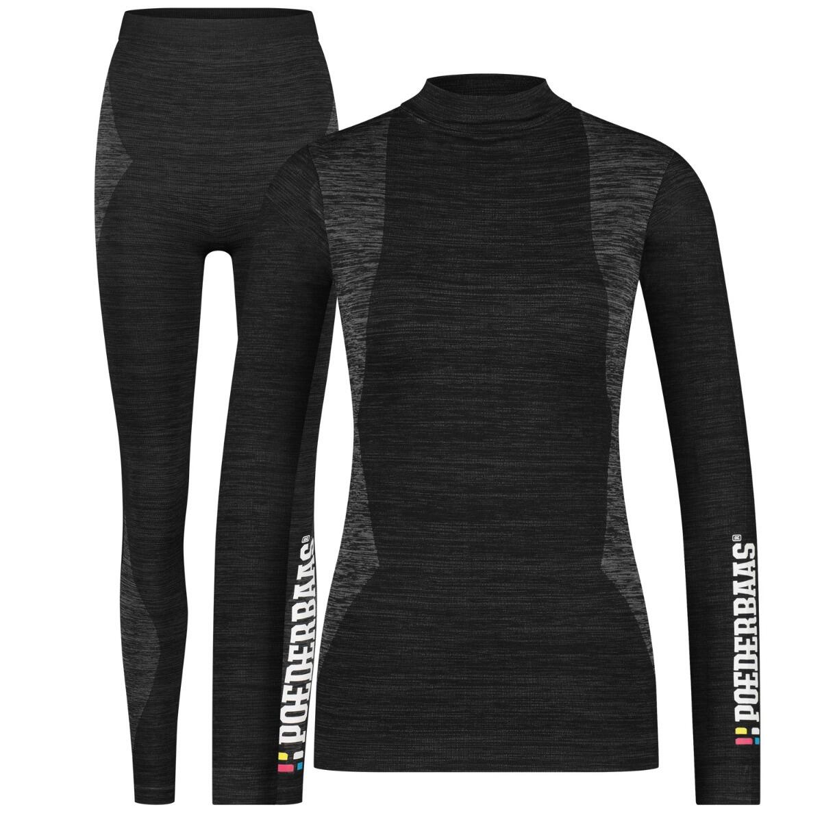 Poederbaas ensemble de vêtements thermiques femme technique - chemise + legging 2/7
