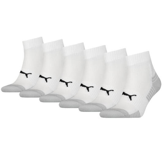 Chaussettes basses de sport matelassées Blanche PUMA (lot de 6 paires)