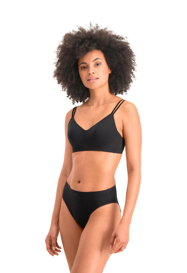 Sujetador para Mujer Puma Woven  Negro 5/7