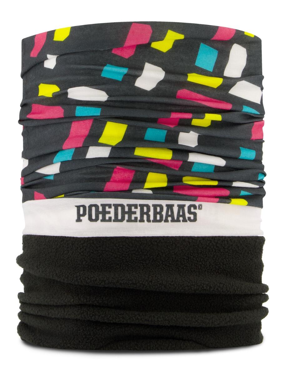 Braga de cuello Poederbaas Confeti negro 3/5