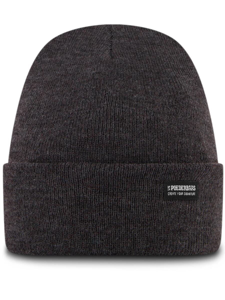 Bonnet Poederbaas Park Beanie Anthracite 5/6