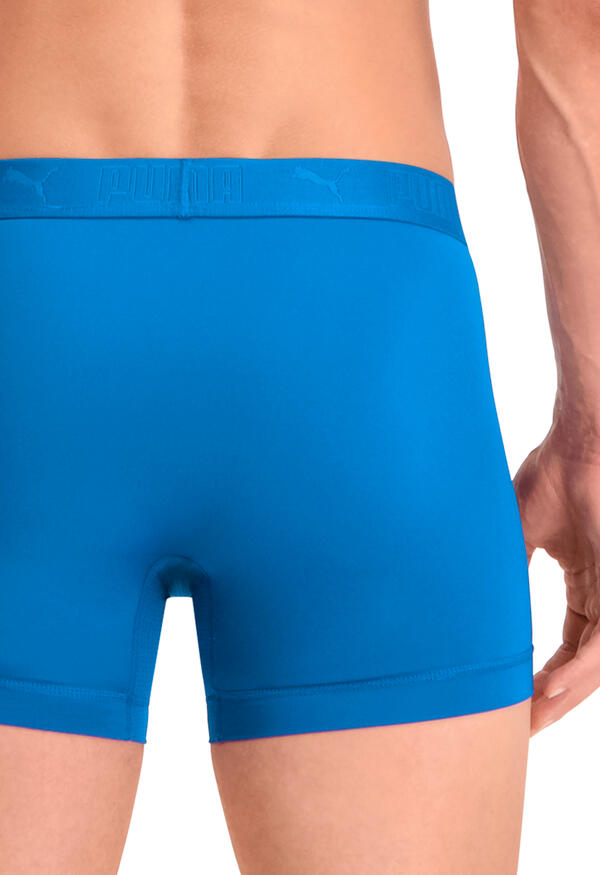 Puma Sportowe bokserki z mikrofibry, 6 szt. Niebieskie 5/6