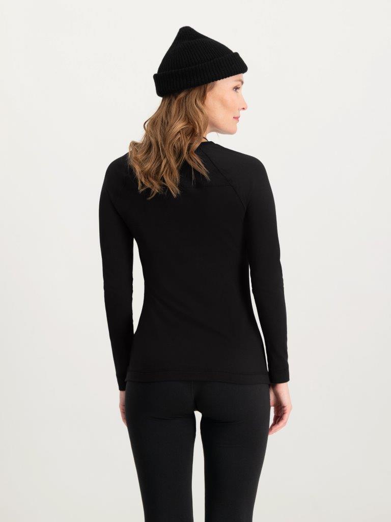Poederbaas chemise thermique femme léger noir 6/7