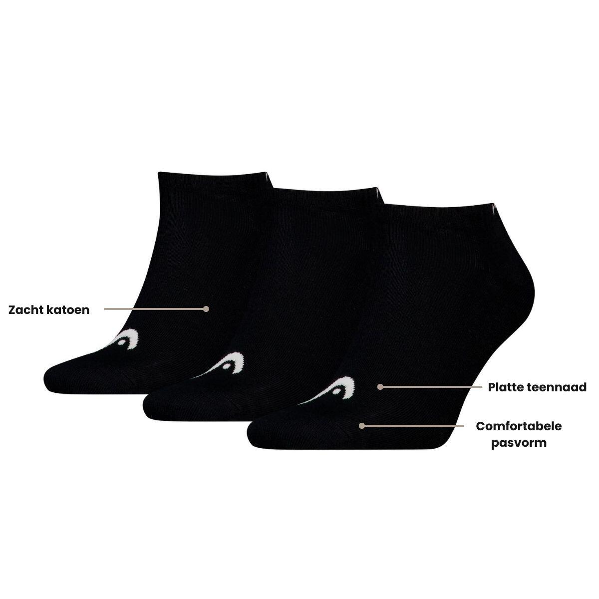 Sneakersocken Training 12 Paar Schwarz 4/4
