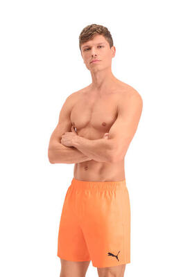 Puma zwembroek heren mid shorts bright orange