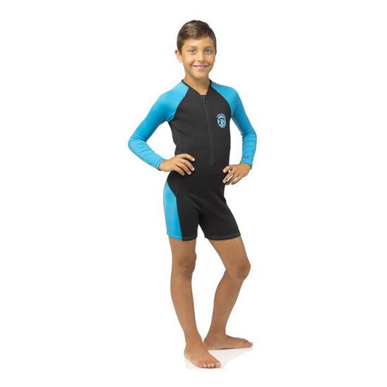 Pianka neoprenowa z długim rękawem Cressi Little Shark Shorty Jr Blue