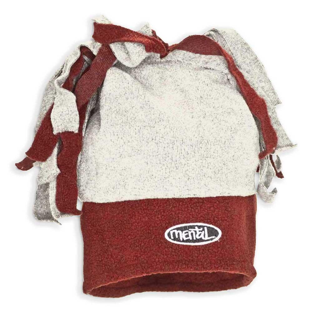 Hippie Chic Funky Fleece Winter Hat - Youth-Mauve/Vanilla