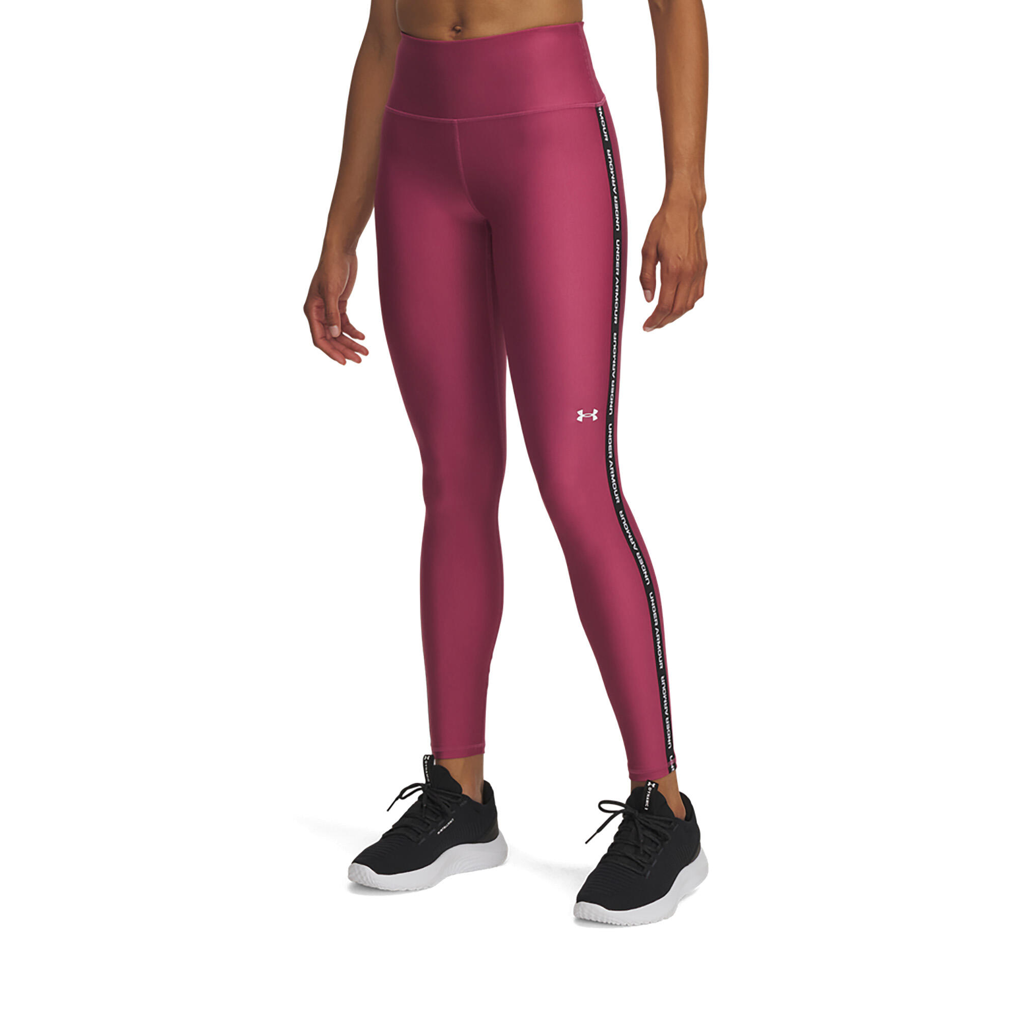 Legging UA Tech™ avec bandes griffées pour femme Fuchsia 4/4