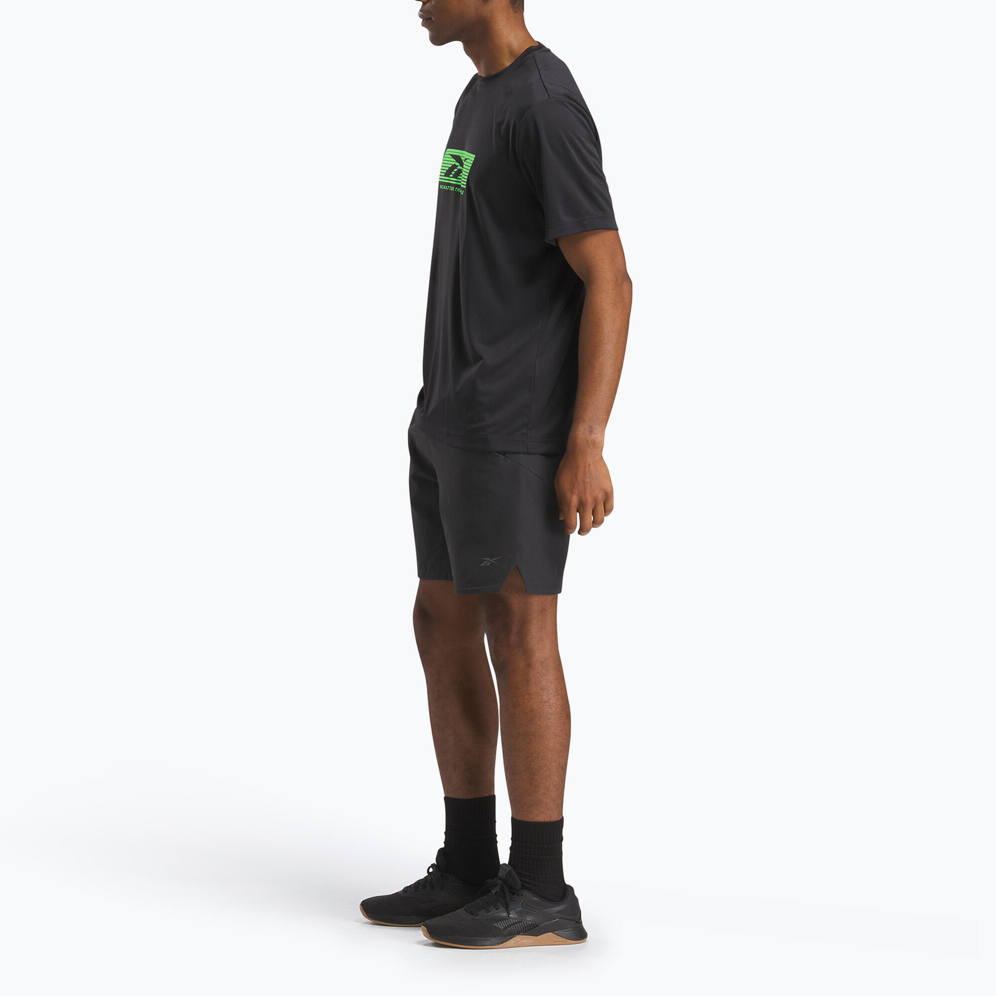 Calções Reebok Athlete Strength para homem Preto 2/5
