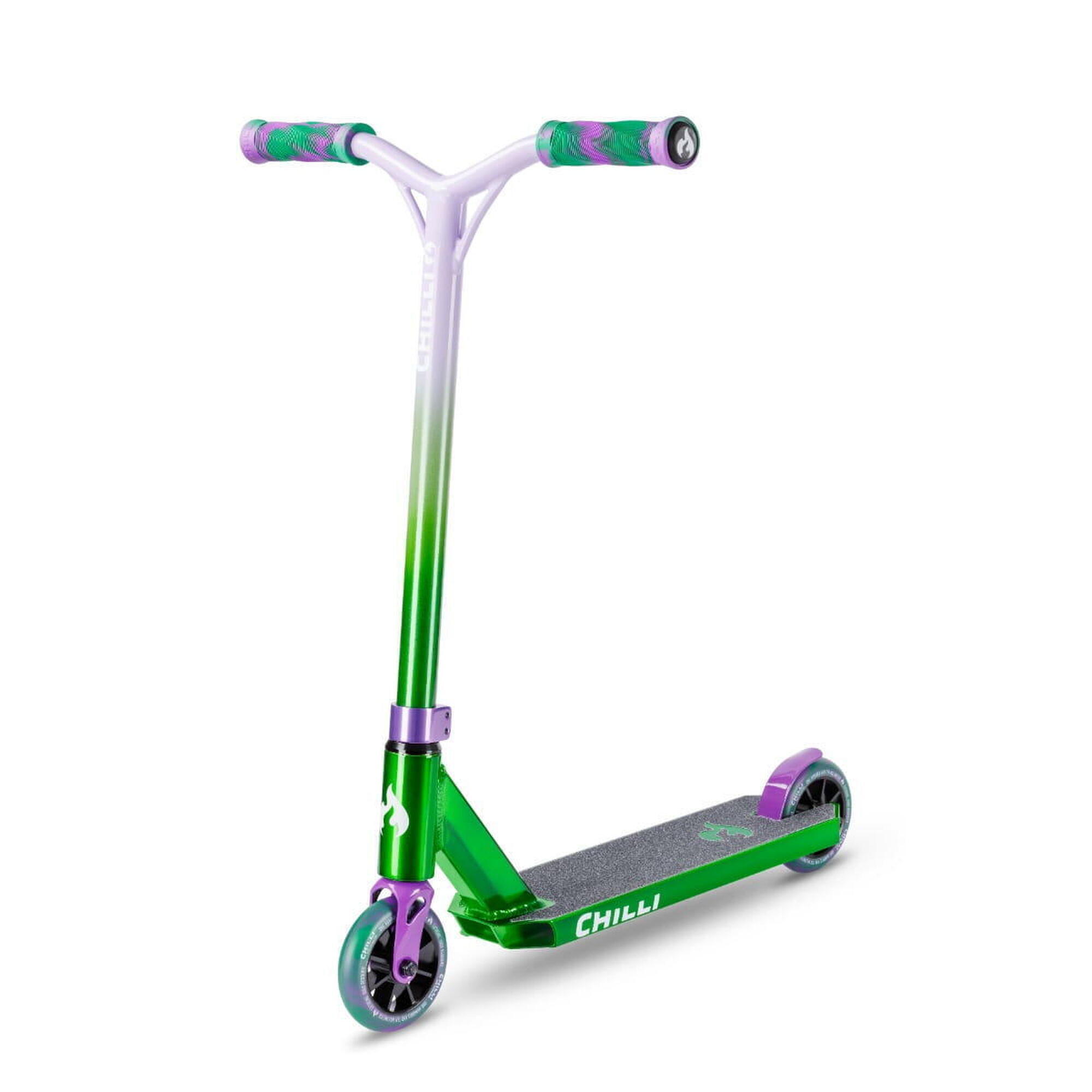 Chilli Pro Scooter - Trottinette Freestyle Chilli Jumpstart M Violet - Trottinette - Vert - No Size - Decathlon