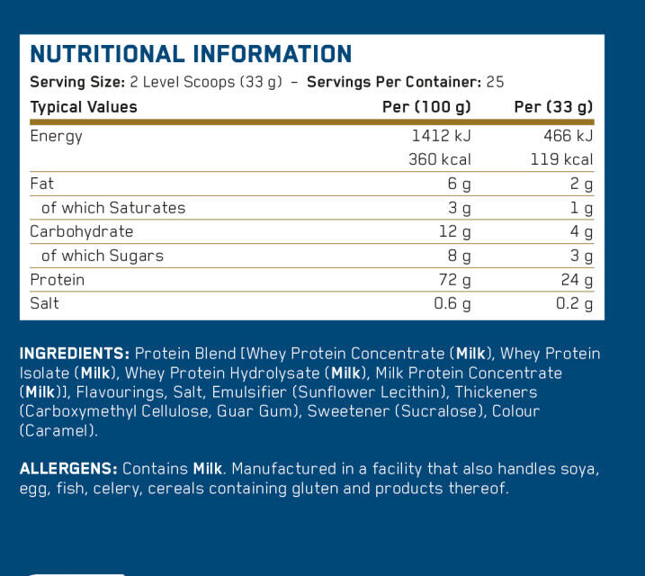 Whey concentrée - Critical Whey - Chocolat Blanc Noisette 3/3