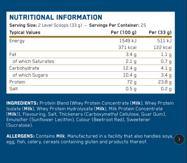 Whey concentrée - Critical Whey - Milkshake à la Fraise 3/3