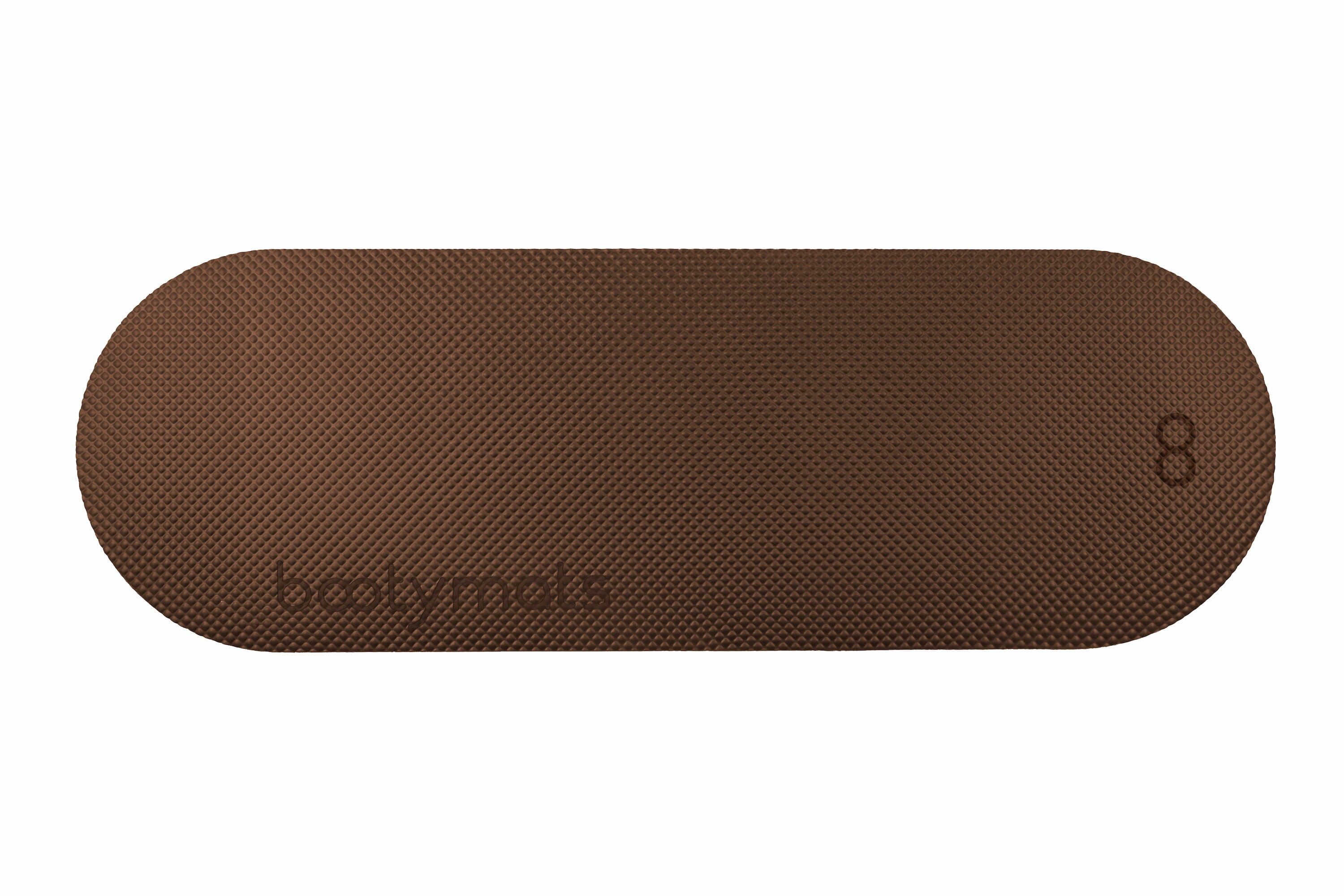 Colchonete para exercícios de BarreFit e Pilates no chão. 180x60 cm. Choco 3/5