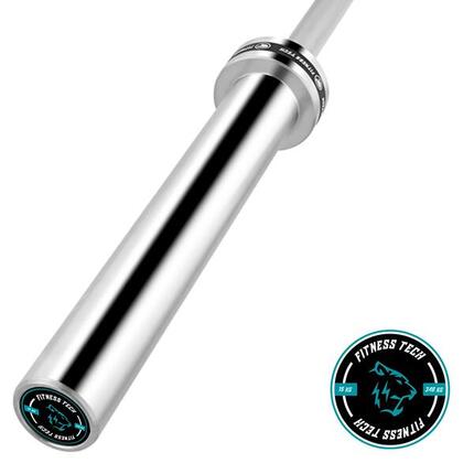 Barre Olympique 1,8m * 50mm 4 Roulements Fitness Tech